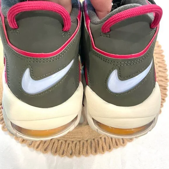 Nike Air More Uptempo Cargo Khaki Sneakers DH0622-300 Size 9.5 Men's - Picture 8 of 10